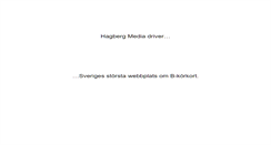 Desktop Screenshot of hagbergmedia.se